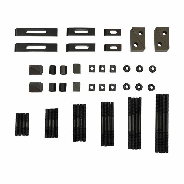 58Pcs T-Slot Clamping Kit, M12 Clamping Kit, Hardened Combined Press Plate for Lathe Milling Machine