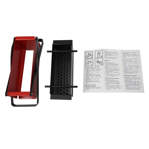 Red Newspaper Briquette Maker, Brick Maker, Waste Paper Brick Maker Red Newspaper Briquette Maker, Brick Maker, Waste Paper Brick Maker
