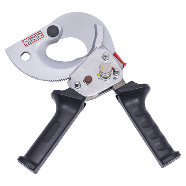 Ratchet Cable Cutter Heavy Duty Ratcheting Wire Cutting Tool Anti-slip Gears with Two Non-slip Long Handles and Solid Screws NEW