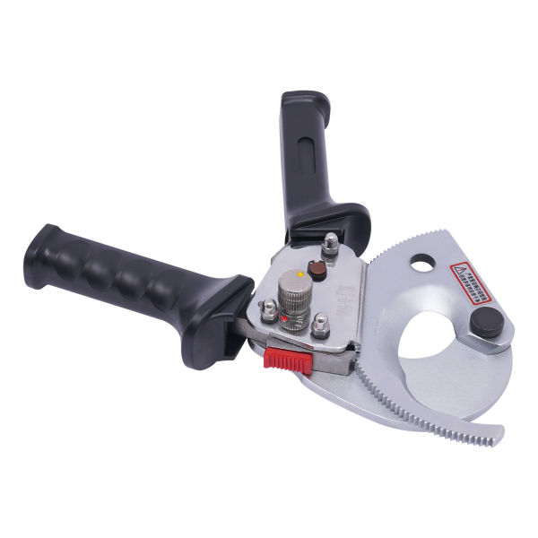 Ratchet Cable Cutter Heavy Duty Ratcheting Wire Cutting Tool Anti-slip Gears with Two Non-slip Long Handles and Solid Screws NEW