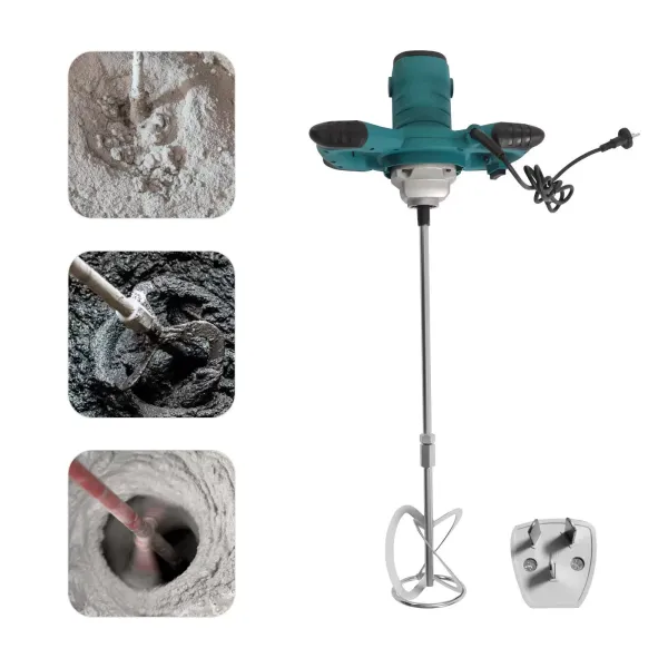 Portable Electric Mud Mixer 2100W 6 Speed Adjustable Paint Mixer for Mixing