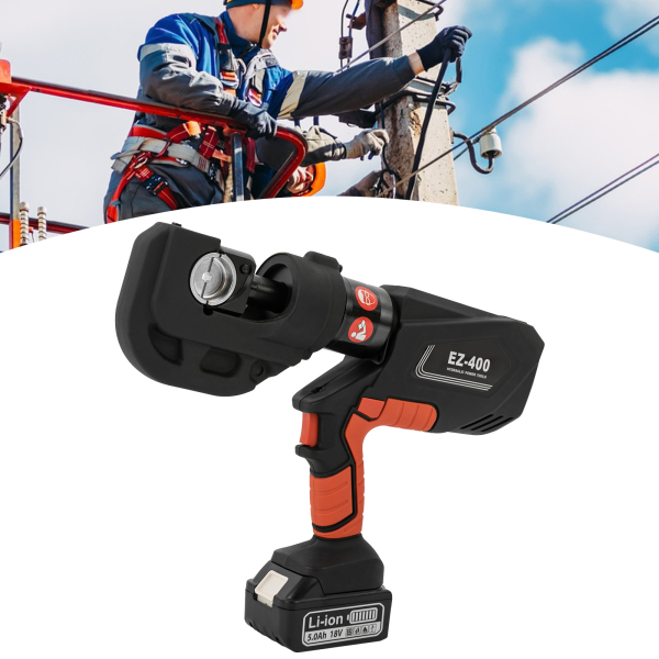Rechargeable Hydraulic Crimping Pliers Battery Powered Electric Hydraulic Pliers Electric Hydraulic Wire Crimper With the Ergonomic Handle