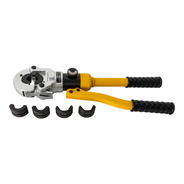 Hydraulic Crimping Pliers Manual Hydraulic Crimping Pliers Crimping Pliers Set 360° Rotatable Head With An Ergonomic Handle Yellow Color