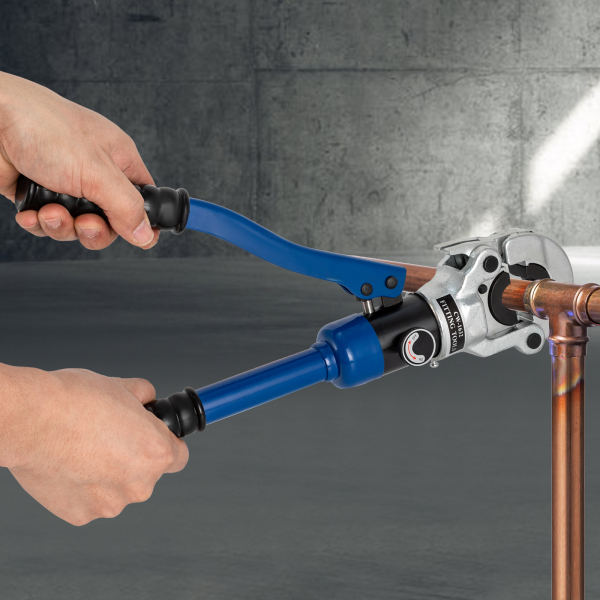 3DNI Crimping Tool Crimping Pliers Crimping Pliers Set with Ergonomic Handle Pressure Relief Switch Practical Slots for Electric Power Transportation Blue