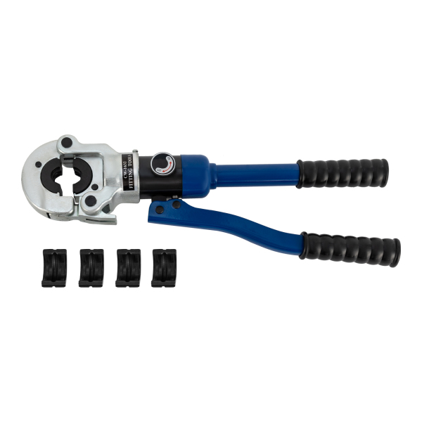 3DNI Crimping Tool Crimping Pliers Crimping Pliers Set with Ergonomic Handle Pressure Relief Switch Practical Slots for Electric Power Transportation Blue