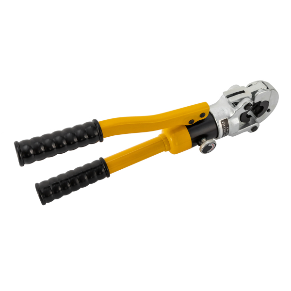 3DNI Crimping Tool Crimping Pliers Crimping Pliers Set with Ergonomic Handle Pressure Relief Switch Practical Slots for Electric Power Transportation Yellow