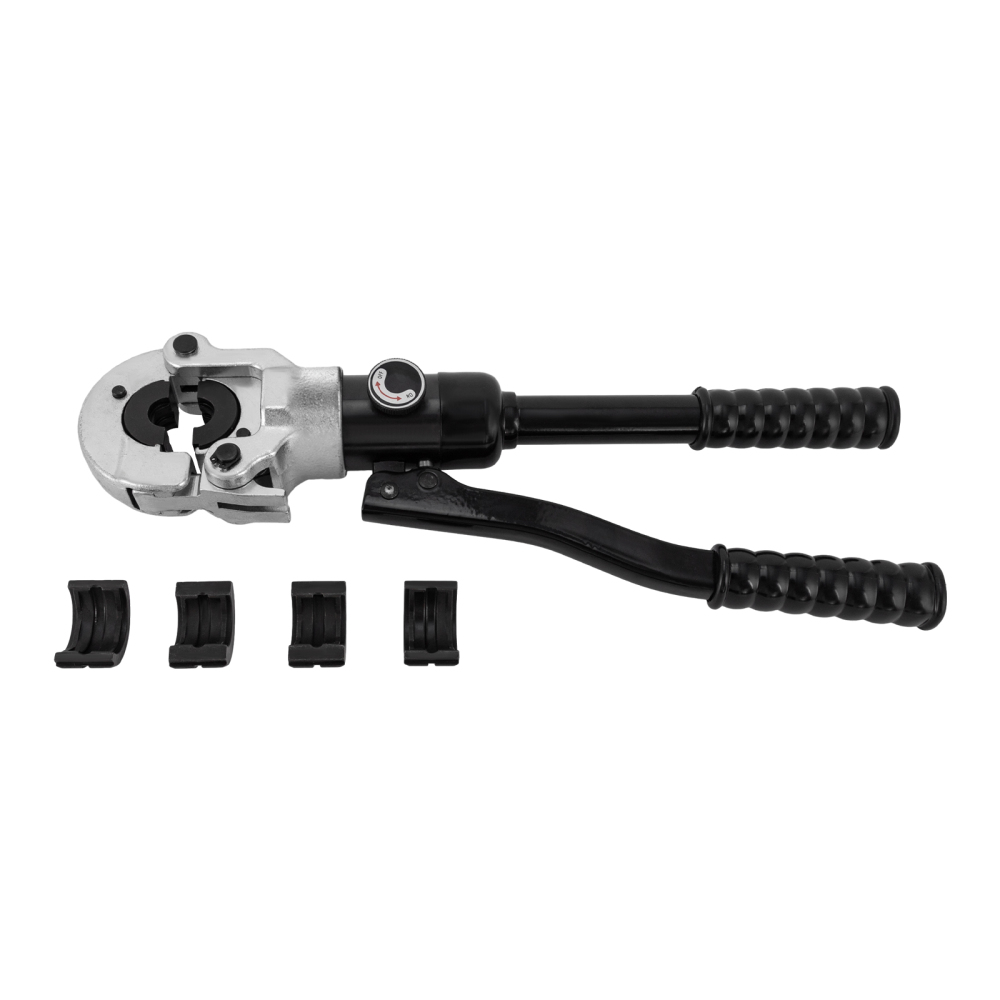 Hydraulic Crimping Pliers Manual Hydraulic Crimping Pliers Fast and Efficient Copper Pipe Crimping Pliers Set for Personal Workshops Black