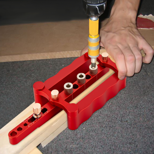 Self Centering Dowelling Jig Metric Wood Punch Drilling Jig Accessories Wavy Woodworking Dowel Hole Drilling Guide Positioner Locator Tool Red Self Centering Dowelling Jig Metric Wood Punch Drilling Jig Accessories Wavy Woodworking Dowel Hole Drilling Guide Positioner Locator Tool Red