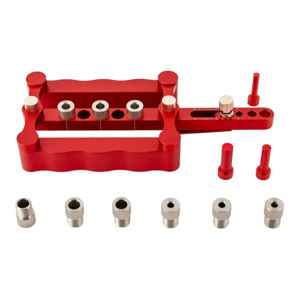 Self Centering Dowelling Jig Metric Wood Punch Drilling Jig Accessories Wavy Woodworking Dowel Hole Drilling Guide Positioner Locator Tool Red Self Centering Dowelling Jig Metric Wood Punch Drilling Jig Accessories Wavy Woodworking Dowel Hole Drilling Guide Positioner Locator Tool Red