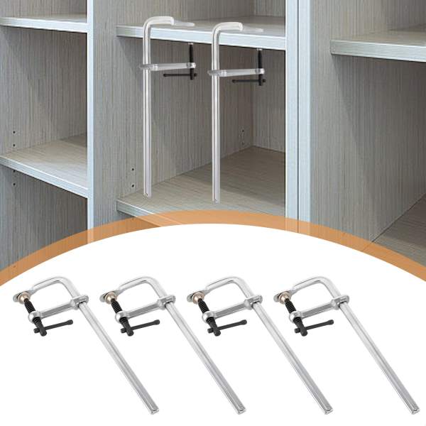 4 Welding Clamps, 300mm x 80mm F Clamp, Industrial Quality Forged Steel Heavy Duty