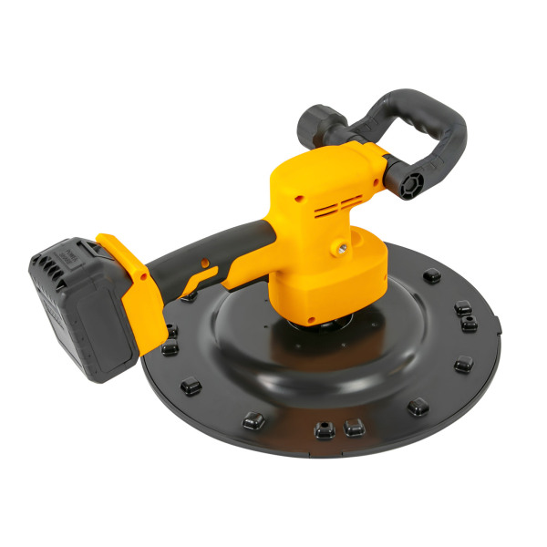 Smoothing Polishing Machine Concrete Polishing Machine 6 Variable Speed Polishing Machine With Low-Temperature Rise Low Noise (Yellow)