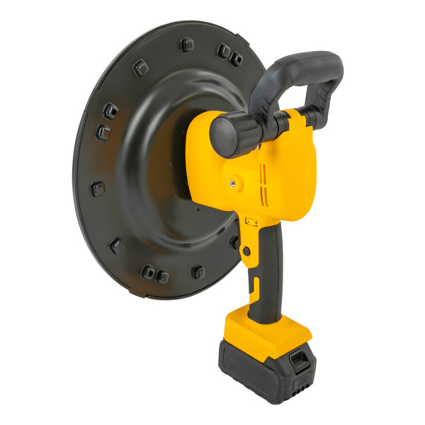 Smoothing Polishing Machine Concrete Polishing Machine 6 Variable Speed Polishing Machine With Low-Temperature Rise Low Noise (Yellow)