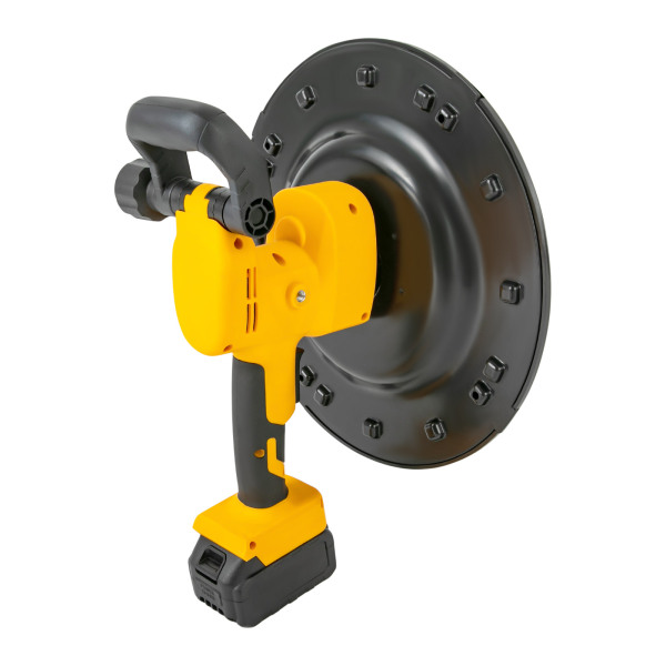 Smoothing Polishing Machine Concrete Polishing Machine 6 Variable Speed Polishing Machine With Low-Temperature Rise Low Noise (Yellow)