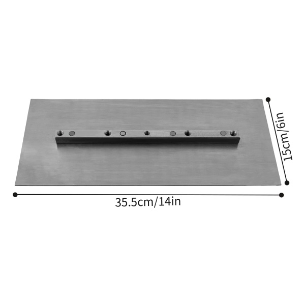 Silver 6"x14" Concrete Trowel, 4-piece Concrete Trowel, Silver Concrete Trowel Silver 6"x14" Concrete Trowel, 4-piece Concrete Trowel, Silver Concrete Trowel