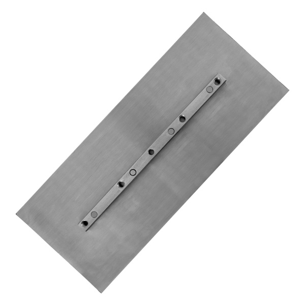 Silver 6"x14" Concrete Trowel, 4-piece Concrete Trowel, Silver Concrete Trowel