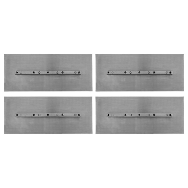 Silver 6"x14" Concrete Trowel, 4-piece Concrete Trowel, Silver Concrete Trowel