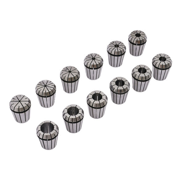 12 Pcs Metric NT30-ER32 Milling Collet Set High Accuracy 12 Pcs ER32 Collets with Clear Marks for Clamping Drills Milling Cutter End Milling Cutter