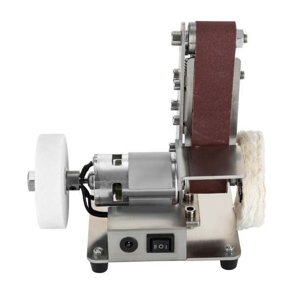 Mini Belt Sander, Electric Bench Grinder Sanding Machine, Table Top Grinder Polisher Mini Belt Sander, Electric Bench Grinder Sanding Machine, Table Top Grinder Polisher