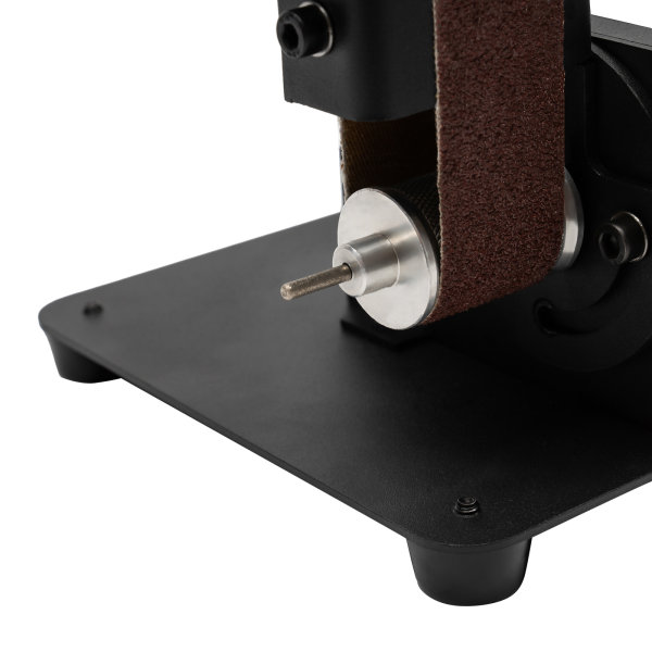 350W Electric Mini Belt Sander DIY  Electric Belt Sander for Knife Making Upgrade Knife Sharpening Belt Sander with 10PCS Abrasive Belt