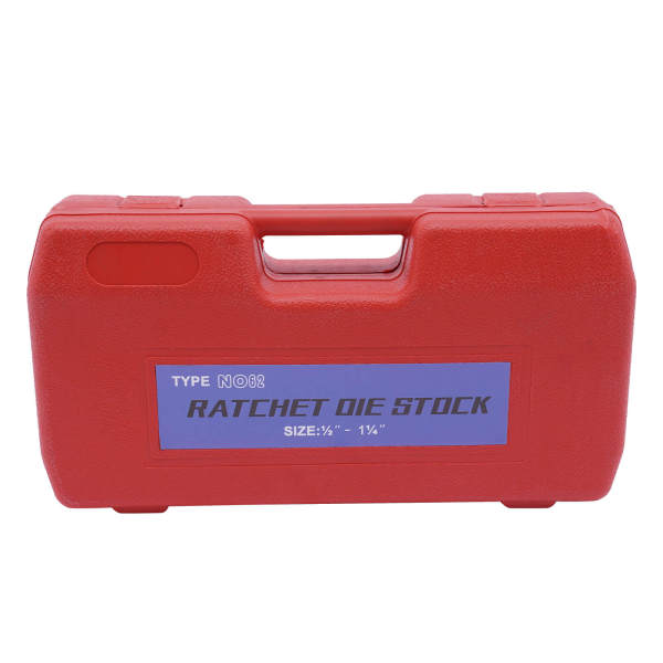 Manual Pipe Threader Tool Kit w/ 4 Dies Set + Ratchet Handle + Case 4 Dies Pipe Threading Kits 1/2" 3/4" 1" 1-1/4" Manual Pipe Threader Tool Kit w/ 4 Dies Set + Ratchet Handle + Case 4 Dies Pipe Threading Kits 1/2" 3/4" 1" 1-1/4"