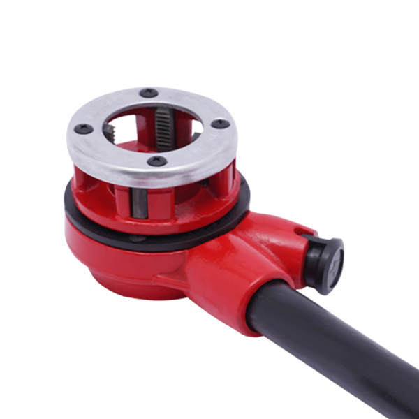 Manual Pipe Threader Tool Kit w/ 4 Dies Set + Ratchet Handle + Case 4 Dies Pipe Threading Kits 1/2" 3/4" 1" 1-1/4"