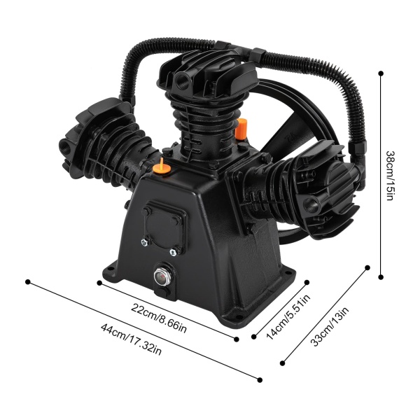 3 Cylinder Air Compressor Pump Head, Air Compressor Pump Head, Air Compressor Replacement Parts
