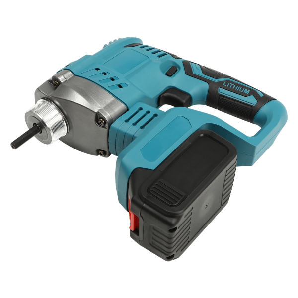 Cordless Concrete Vibrator Cement Shaker Portable Li-ion Battery with Anti-slip and Vibration-absorbing Ergonomic Handle for Restoration Concrete Columns
