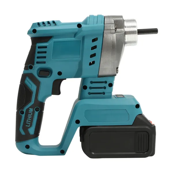 Cordless Concrete Vibrator Cement Shaker Portable Li-ion Battery with Anti-slip and Vibration-absorbing Ergonomic Handle for Restoration Concrete Columns