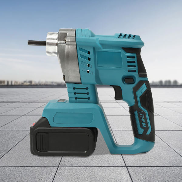 Cordless Concrete Vibrator Cement Shaker Portable Li-ion Battery with Anti-slip and Vibration-absorbing Ergonomic Handle for Restoration Concrete Columns Cordless Concrete Vibrator Cement Shaker Portable Li-ion Battery with Anti-slip and Vibration-absorbing Ergonomic Handle for Restoration Concrete Columns