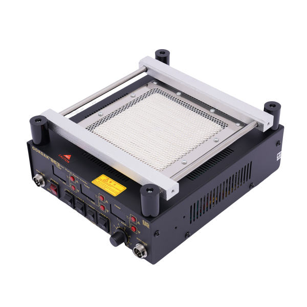 Soldering Preheat Hot Air Machine Repair Rework Station 3 In 1 Hot Air Gun + Soldering Iron + IR Preheating Station