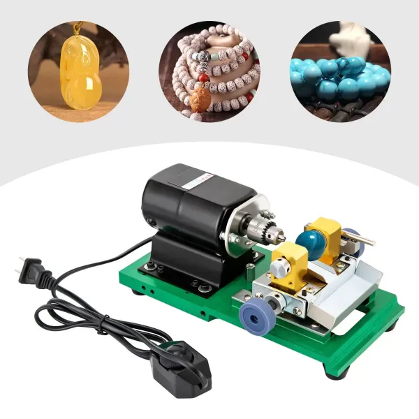 220V 280W Pearl Drilling Holing Machine Driller Punch Full Set Jewelry Tool Lapidary