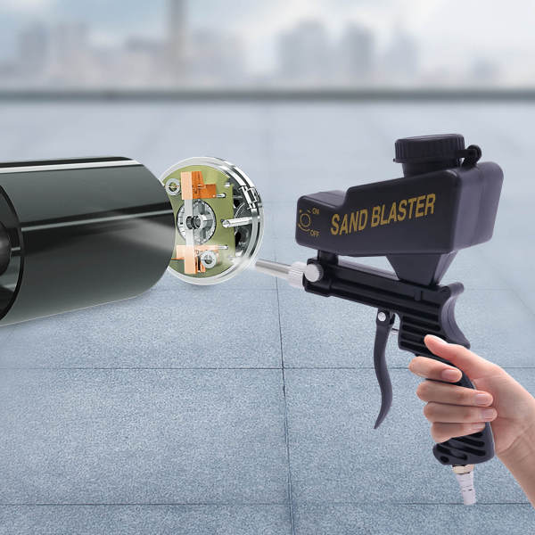 Sand Blaster Gun Portable Small Sandblasting Tool Handheld Spray Machine