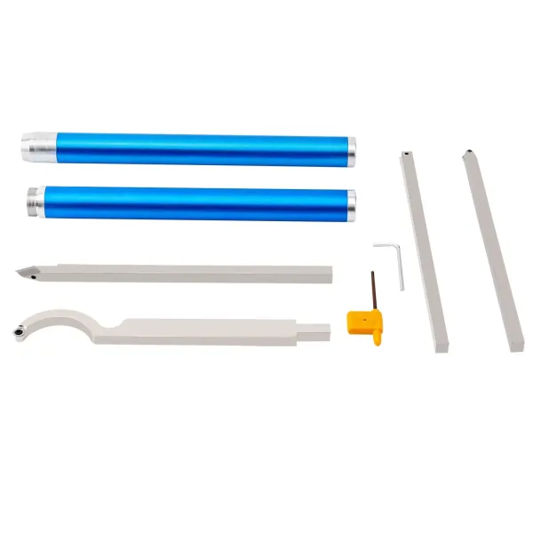 8 Pcs Wood Turning Tool Kit Carbide Tipped Lathe Finisher Tool Chisels Set