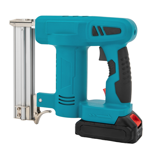 2-in-1 Nail Gun Cordless Nail Gun Battery Powered Nail Gun with Battery and Charger With A 100W All-Copper Motor 1.5Ah Lithium Battery for Upholstery Installation