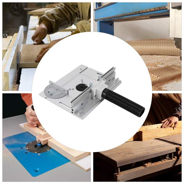 Router Table Insert Plate for Woodworking Bench Miter Gauge Guide Mill FlipBoard