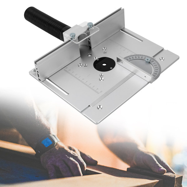 Router Table Insert Plate for Woodworking Bench Miter Gauge Guide Mill FlipBoard