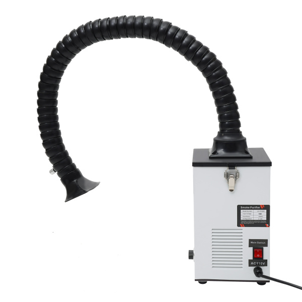 Soldering Smoke Absorber Welding Smoke Absorber Soldering Smoke Extractor Low Noise with 360° Rotatable Hood Universal Wheels Exhaust Vents Soldering Smoke Absorber Welding Smoke Absorber Soldering Smoke Extractor Low Noise with 360° Rotatable Hood Universal Wheels Exhaust Vents