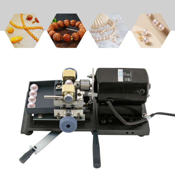 CNCEST 280W Pearl Drilling Holing Machine High Efficiency Pearl Holing Machine Beads Holing Machine Large Plastic Pallets CNCEST 280W Pearl Drilling Holing Machine High Efficiency Pearl Holing Machine Beads Holing Machine Large Plastic Pallets