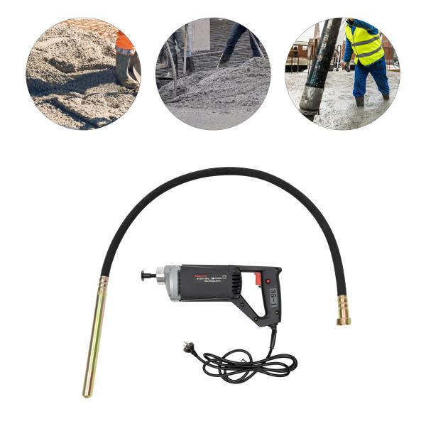 Handheld Concrete Vibrating Tool, 1500W Electric Concrete Vibrator, Cement Vibrarator Handheld Concrete Vibrating Tool, 1500W Electric Concrete Vibrator, Cement Vibrarator
