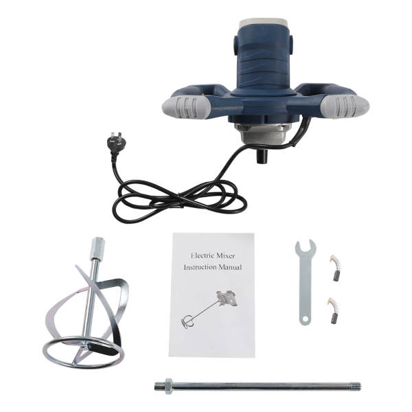 Drywall Mortar Mixer Cement Render Paint Tile Concrete Plaster Rotary, Handheld Cement Mixer, Machine Adjustable 6 Speed