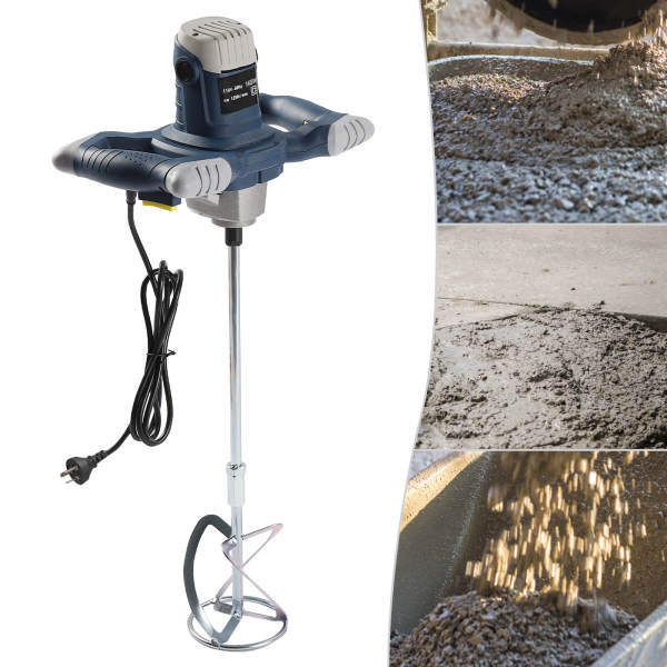 Drywall Mortar Mixer Cement Render Paint Tile Concrete Plaster Rotary, Handheld Cement Mixer, Machine Adjustable 6 Speed Drywall Mortar Mixer Cement Render Paint Tile Concrete Plaster Rotary, Handheld Cement Mixer, Machine Adjustable 6 Speed
