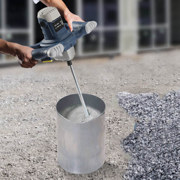 Drywall Mortar Mixer Cement Render Paint Tile Concrete Plaster Rotary, Handheld Cement Mixer, Machine Adjustable 6 Speed