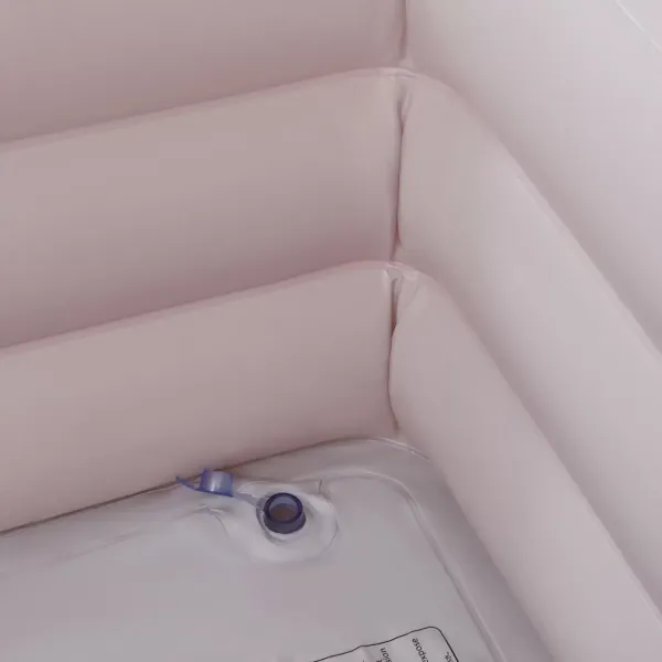 3 Layers Smart Blow Up Bathtub Foldable Portable PVC Spa Shower Tub Wireless Pink 3 Layers Smart Blow Up Bathtub Foldable Portable PVC Spa Shower Tub Wireless Pink