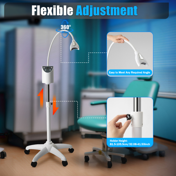 Best CNCEST Teeth Whitening Machine Dental Mobile Lamp Bleaching LED Light Accelerator