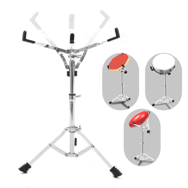 Tripod Snare Stand, Adjustable Height Tripod Snare Drum Stand, Drum Stand For 12-14 Inch Snare Drums