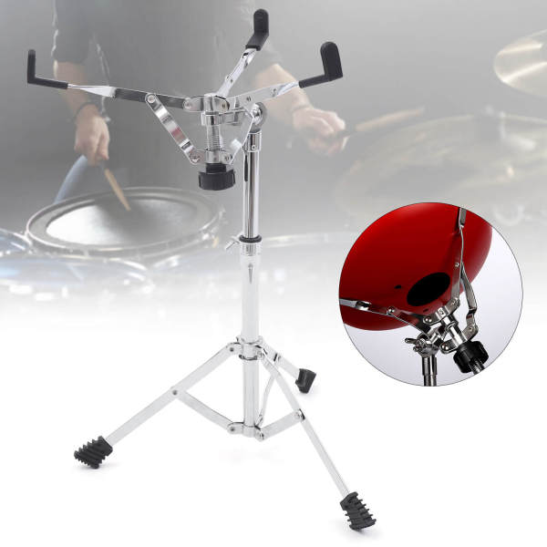 Tripod Snare Stand, Adjustable Height Tripod Snare Drum Stand, Drum Stand For 12-14 Inch Snare Drums