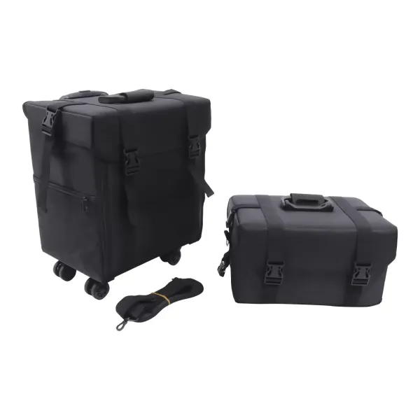 Professional Embroidery Toolbox Portable Beauty Case Adjustable Shoulder Strap