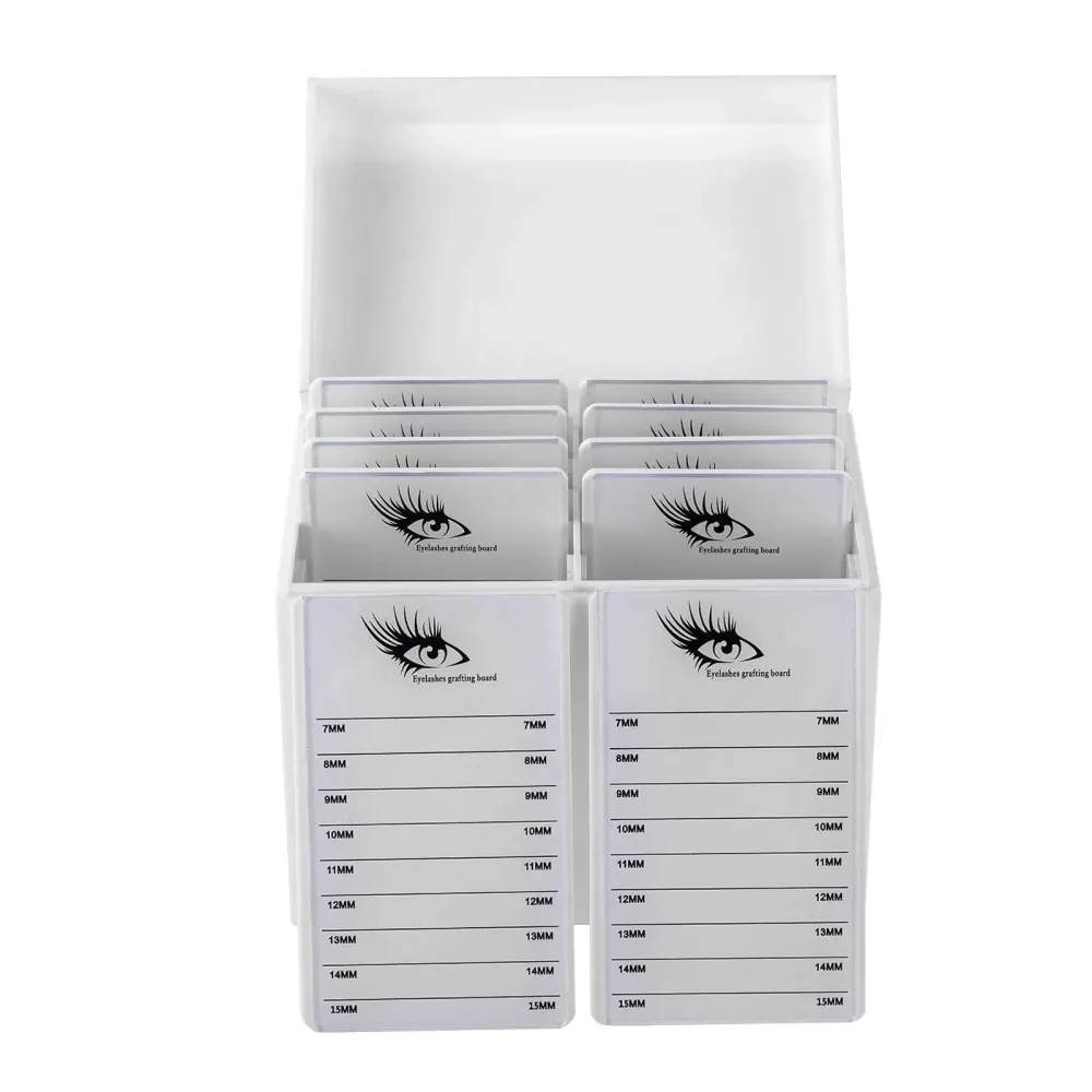 Eyelash Display Storage Container False Eyelash Storage Case Organizer Protect Case 10 Layers Storage Box for Salons Homes