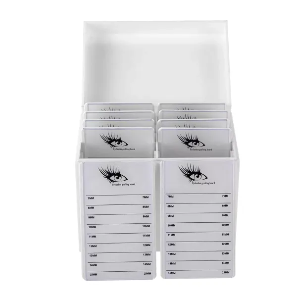 Eyelash Display Storage Container False Eyelash Storage Case Organizer Protect Case 10 Layers Storage Box for Salons Homes