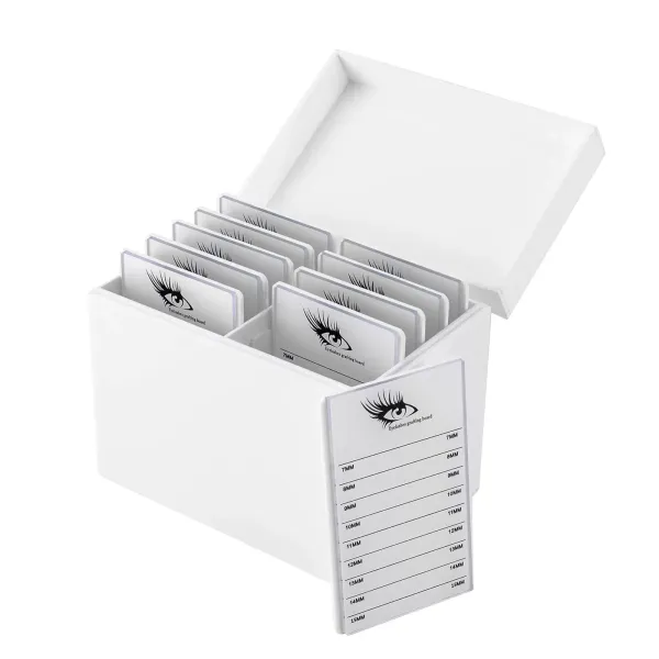 Eyelash Display Storage Container False Eyelash Storage Case Organizer Protect Case 10 Layers Storage Box for Salons Homes